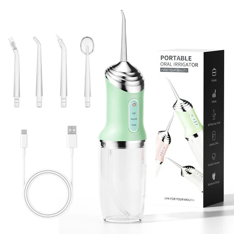 Tooth Water Flosser, Oral Rinser,Portable Wireless Oral Rinser,USB Charging,Suitable for Home Travel,Daily Teeth Care for