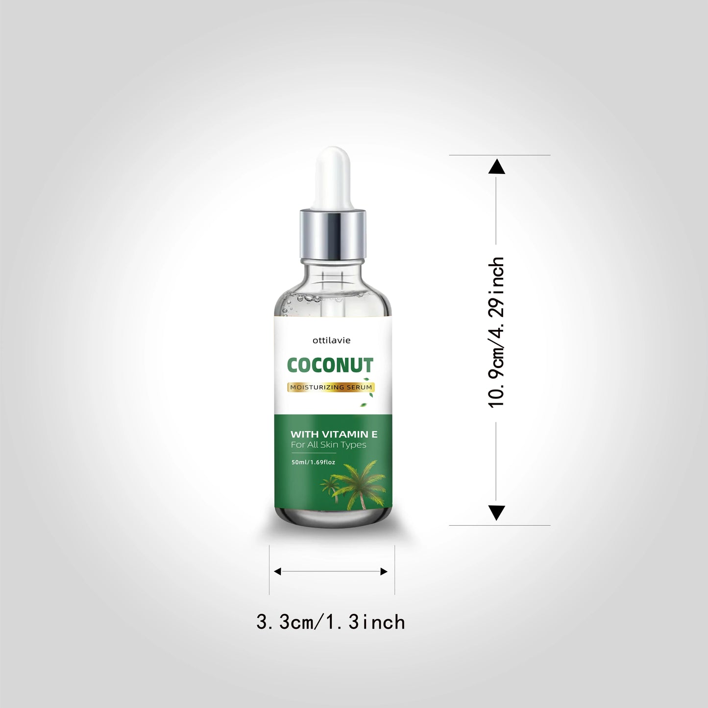 Coconut Essence with Vitamin E & Hyaluronic Acid – 24-Hour Hydration for All Skin Types, Day & Night Nourishment