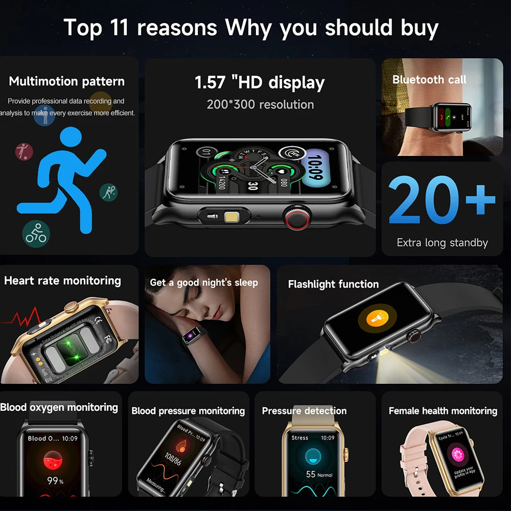2025 NEW For Xiaomi Smart Watch Women Temperature Monitoring Bluetooth Call Women Health Monitoring Smartwatch For Android IOS