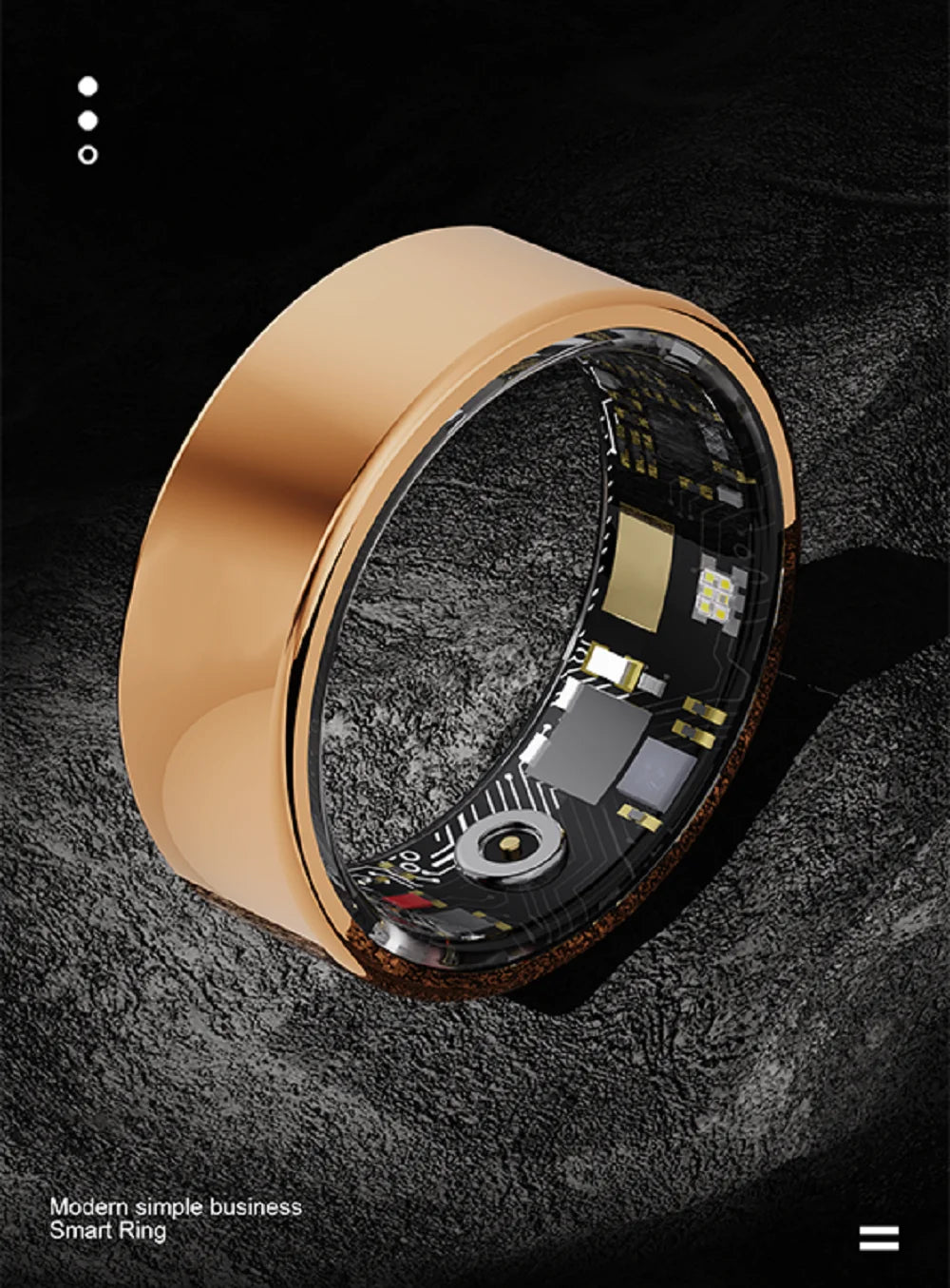 New Health Smart Ring Couple Sports Fitness 24H Heart Rate Sleep Monitoring IP68 Waterproof Men Women Care For Family
