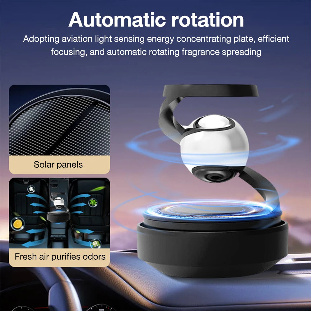 NEW Car Aromatherapy Solar Energy Fragrance Ornaments High-grade Car Perfume Deodorant Diffuser Interiors Accessories