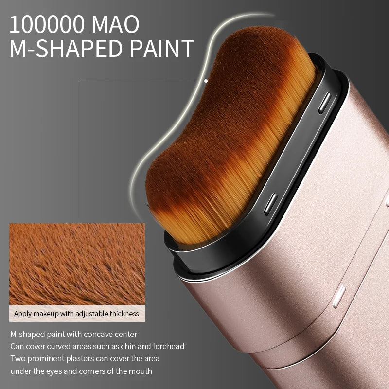 Natural, translucent, and moisturizing dual-ended foundation stick that brightens skin tone and provides moisturizing coverage.