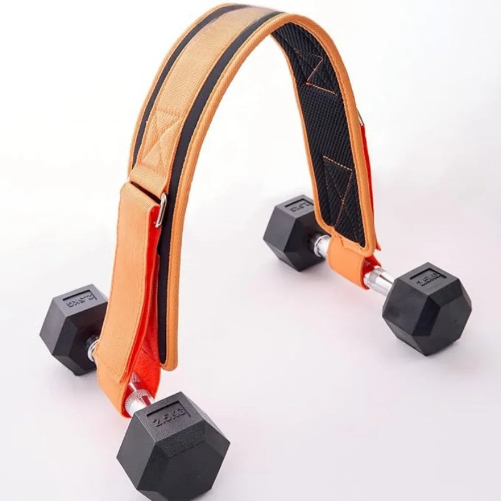 Easy To Use Hip Thrust Belt Non Slip Adjustable Dumbbell Booty Belt Enhance Strength Pro-Grade Weight-bearing Belt Exercise