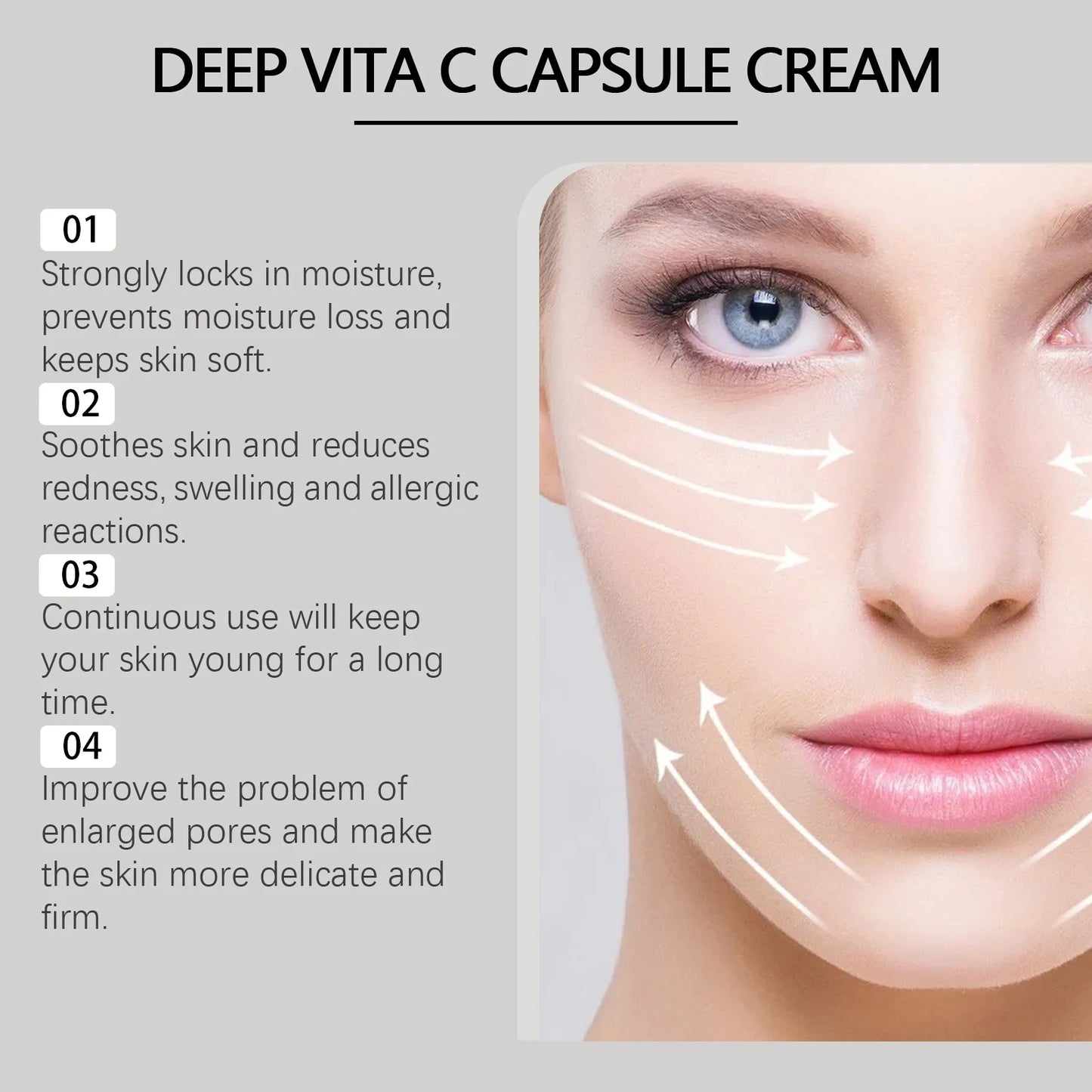 Nicotinamide Cream Capsules Brightening Hydrating Fade Dark Spot Lightening Melasma Even Skin Tone Shrink Pore Vitamin C Cream