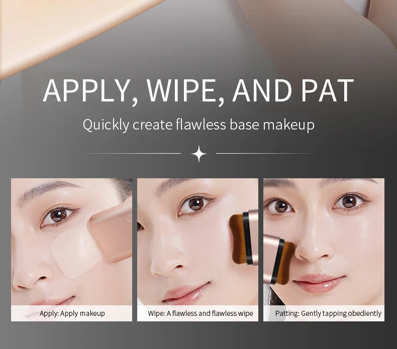 Natural, translucent, and moisturizing dual-ended foundation stick that brightens skin tone and provides moisturizing coverage.