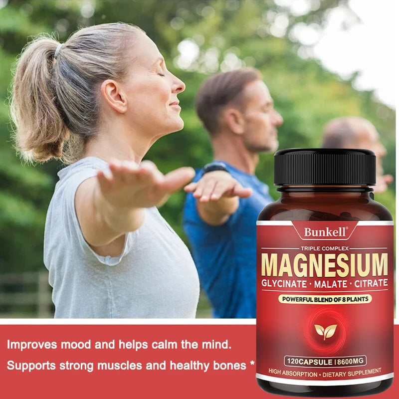 Magnesium Complex - Bone, Muscle and Heart Health Supplement, Helps Sleep, Muscle Relaxation, Promotes Energy and Sleep