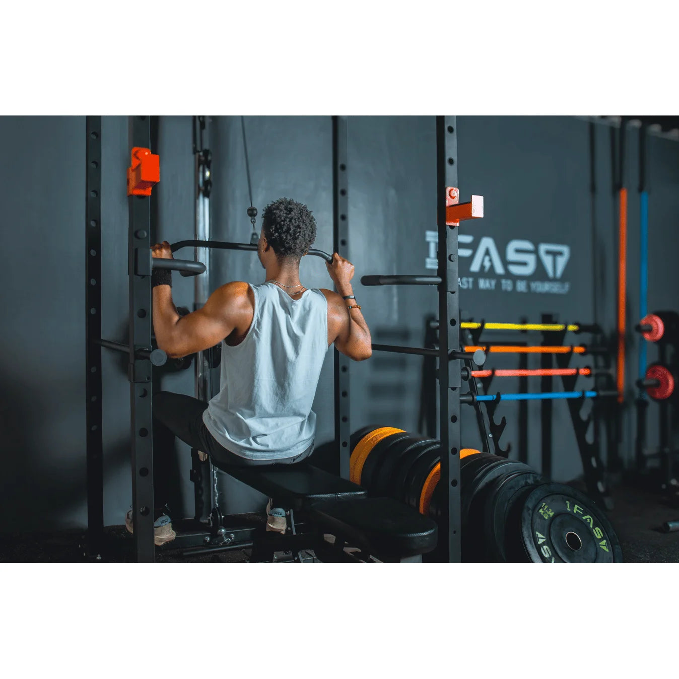 Multi-functional Power Cage,Home Adjustable Pullup Squat Rack 1000Lbs Capacity Comprehensive Fitness Barbell Rack