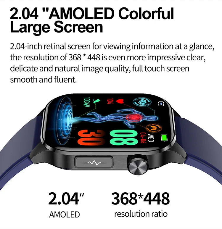 New ET580 smart watch Bluetooth call game health monitoring smart bracelet sports watch