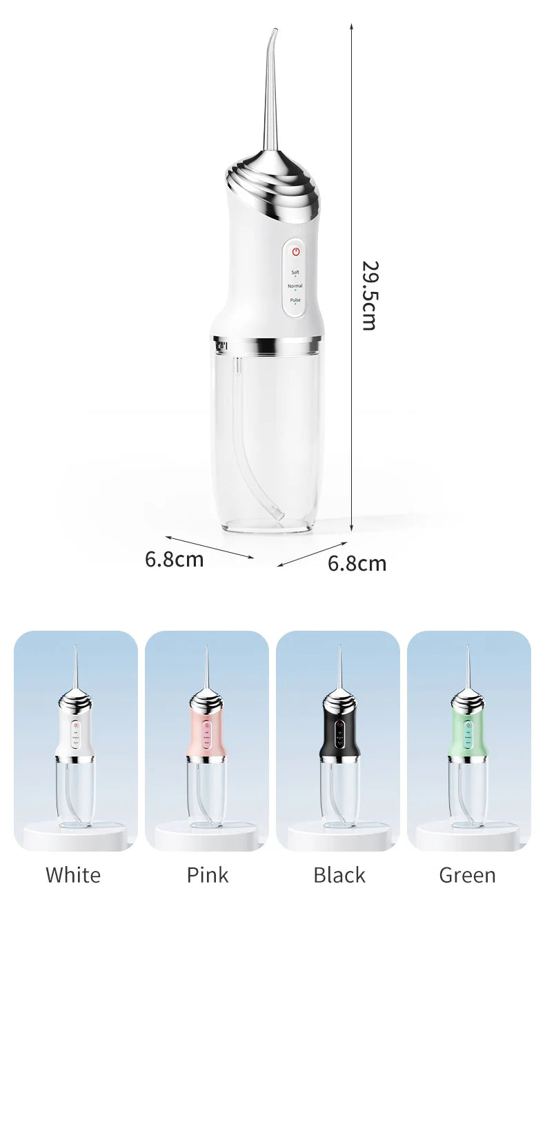 Tooth Water Flosser, Oral Rinser,Portable Wireless Oral Rinser,USB Charging,Suitable for Home Travel,Daily Teeth Care for