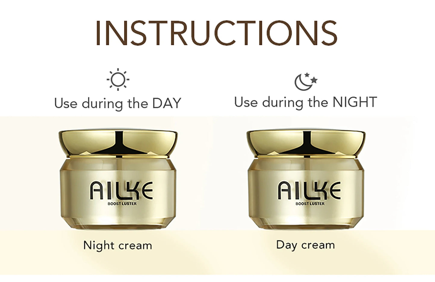 AILKE Whitening Moisturizing Facial Cream, Naturally Brighten Skin Tone, Remove Dark Spots, Clean Skin With Nicotinamide Spf35+