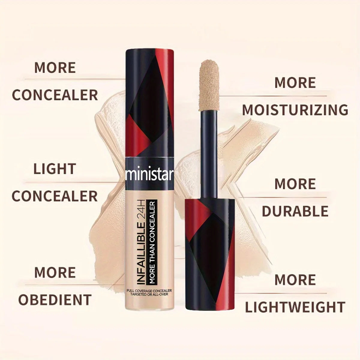 Concealer Natural Concealer Modifies Skin Tone Natural Three-dimensional