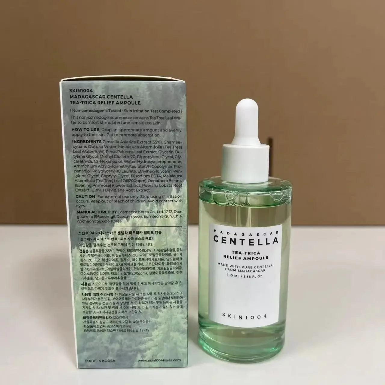 SKIN1004 Centella Essence 100ml High-Quality Whitening Brightening Moisturizing Repairing Facia Skin Barrier Angel Skin Care