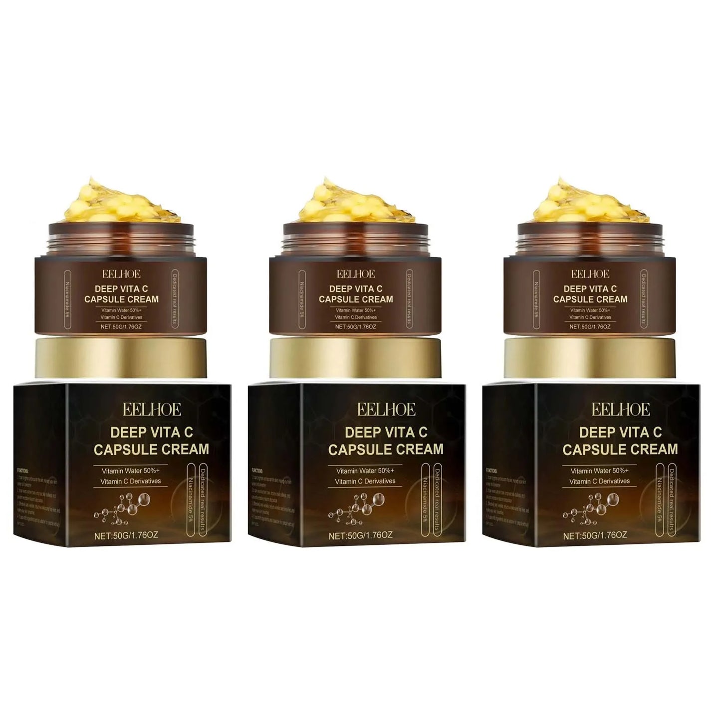 Nicotinamide Cream Capsules Brightening Hydrating Fade Dark Spot Lightening Melasma Even Skin Tone Shrink Pore Vitamin C Cream
