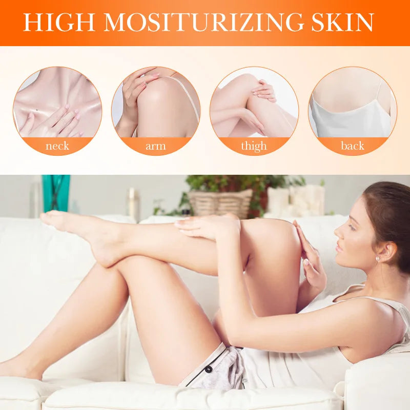 Turmeric Vitamin C Body Lotion Super Moisturizing Tender Firming Skin Brightening Face Cream Dark Spots Lighten Skin Care 300ml