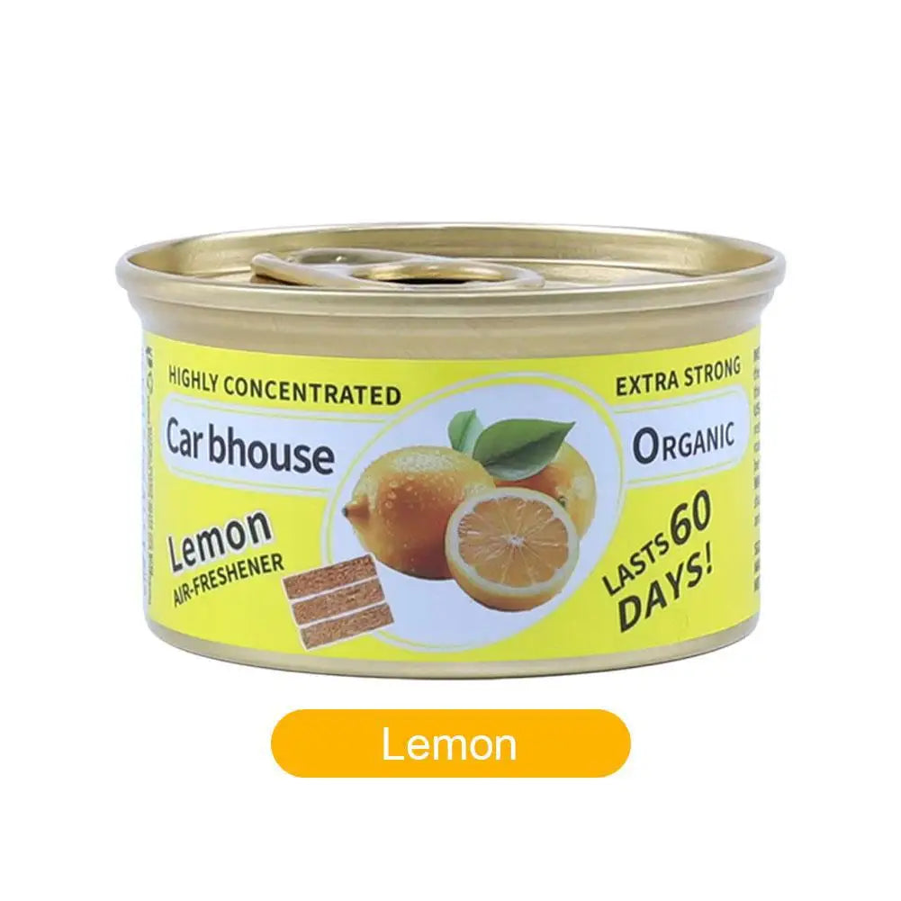 Car Aromatherapy Wooden Block Canned Automobile Air Freshener Long-Lasting Fragrance For Auto Home Closet Car Fragrance Paste