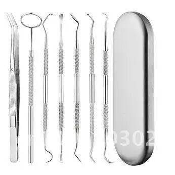 Oral Care Dental Cleaning Kit - Toothpick Stain Remover Teeth Scale Removal Tool Adult Dental Probes Tongue Scraper & More