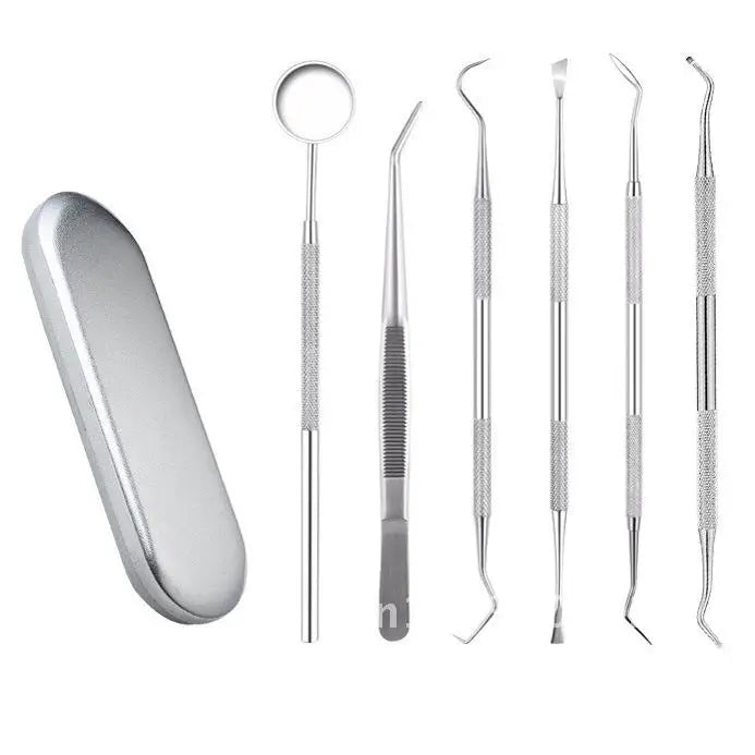 Oral Care Dental Cleaning Kit - Toothpick Stain Remover Teeth Scale Removal Tool Adult Dental Probes Tongue Scraper & More