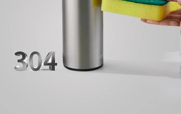 Intelligent automatic sensing 304 stainless steel soap dispenser,Kitchen Soap Machine Automatic Sensor Out of Hand Sanitizer Sma