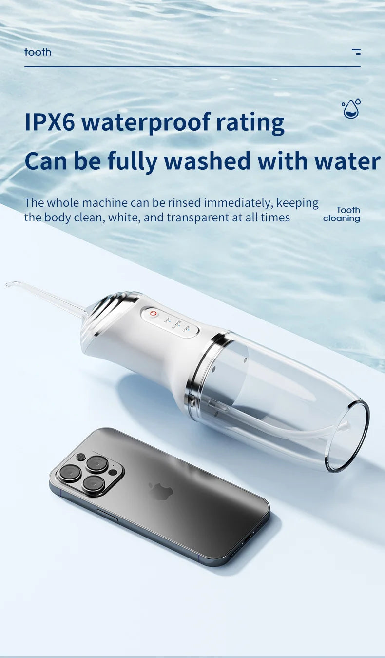 Tooth Water Flosser, Oral Rinser,Portable Wireless Oral Rinser,USB Charging,Suitable for Home Travel,Daily Teeth Care for