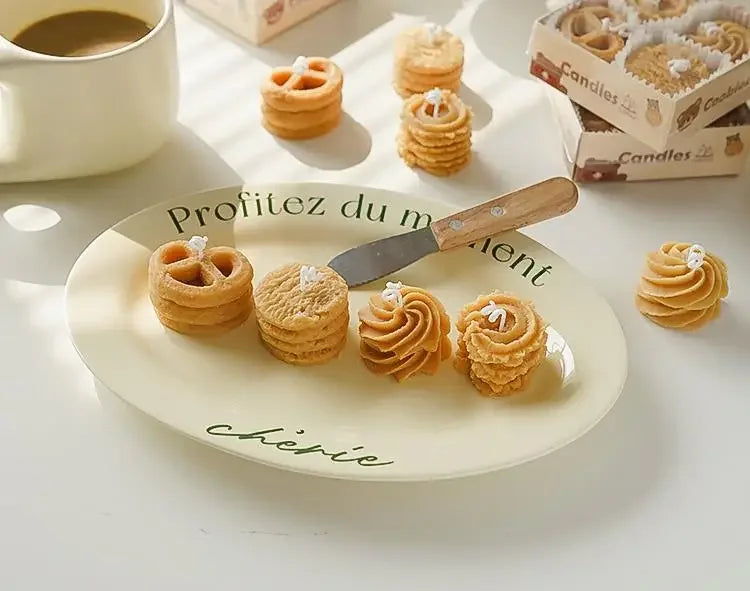 Four Cookies Aromatherapy Candles Wholesale Aromatherapy Gift Box with Gift Creative Candle Ins Style Gift Modeling Wax