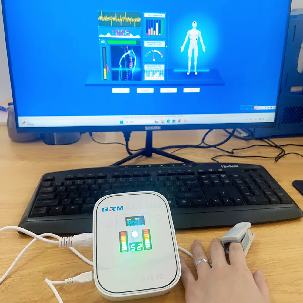Newest Quantum Resonance Magnetic Health Analyzer 11 Generation Body Analyzer For Hand Touch Multi-language Sub-health Test