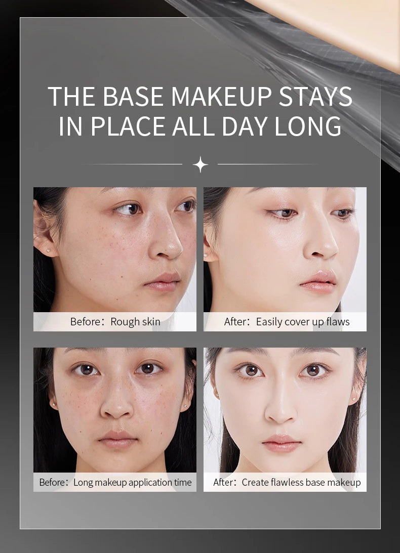 Natural, translucent, and moisturizing dual-ended foundation stick that brightens skin tone and provides moisturizing coverage.