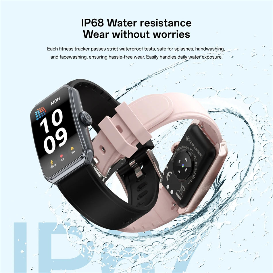 LIGE Smart Watch Health Heart Rate Monitoring Message Smart Reminder Mulit Sport Mode IP68 Waterproof Smartwatch For Android IOS