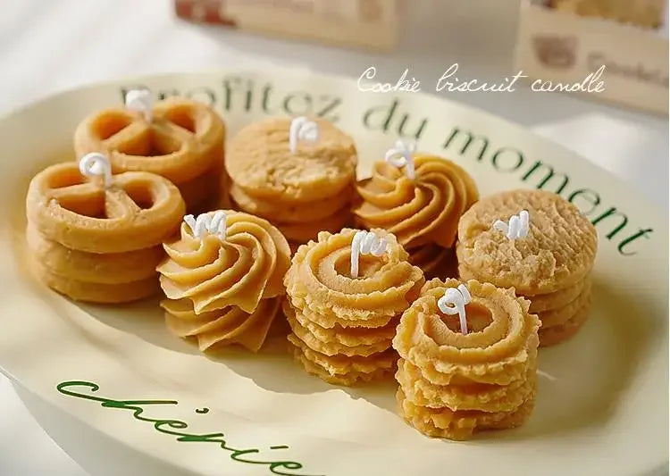 Four Cookies Aromatherapy Candles Wholesale Aromatherapy Gift Box with Gift Creative Candle Ins Style Gift Modeling Wax
