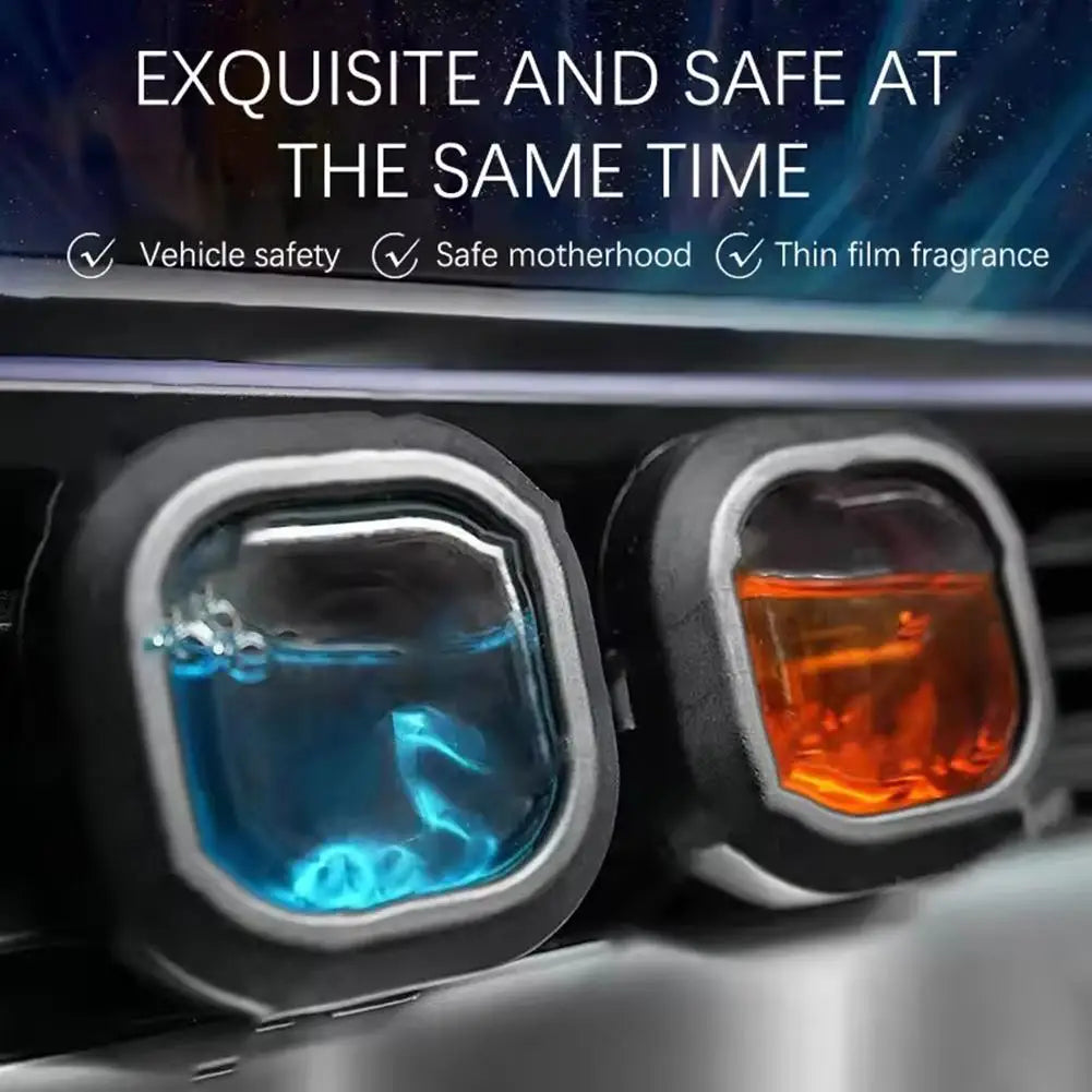 Aromatherapy Breathable Film Perfume Car Interior Fragrance Perfume Essential Oil Air Freshener Auto Air Outlet Aromatherap Clip
