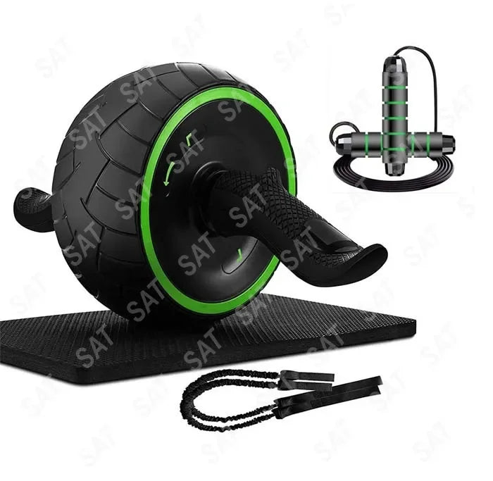 #For Portable Device 5-in-1 Abdominal Wheel Roller Kit Home Sports Workout Easy Assembly Wheel Roller Kit