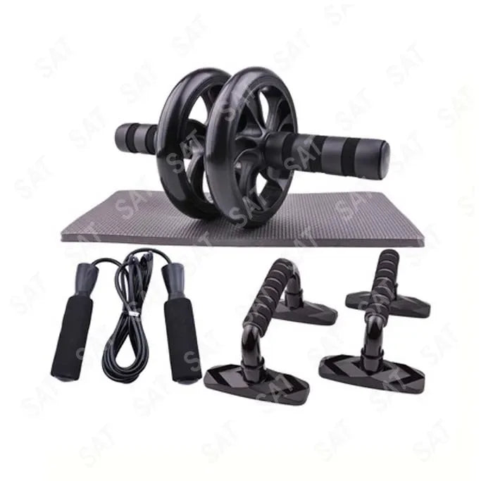 #For Portable Device 5-in-1 Abdominal Wheel Roller Kit Home Sports Workout Easy Assembly Wheel Roller Kit