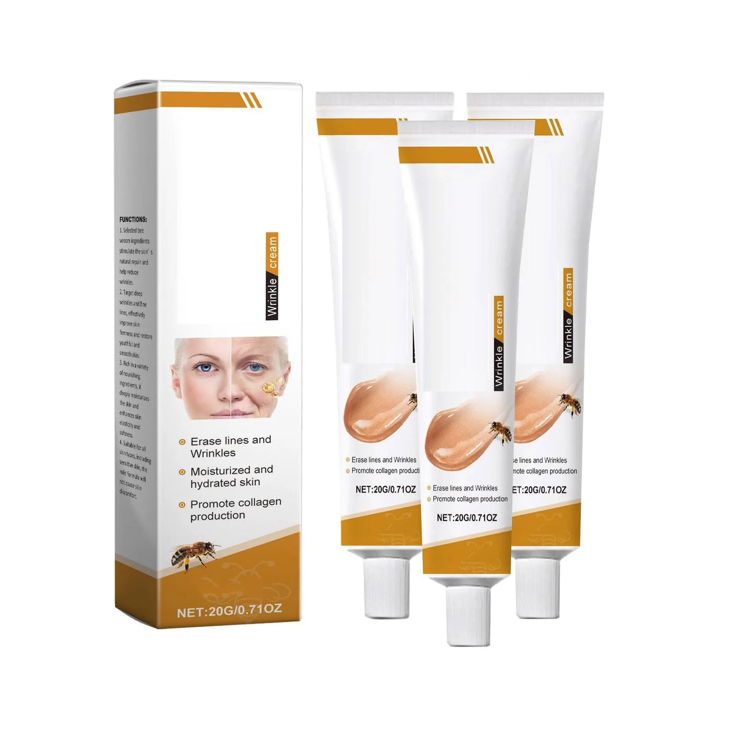 1-5pcs Facial Care Cream Mild, Hydrating, Brightening, Delicate, Rejuvenating, And Soft Skin Care Cream
