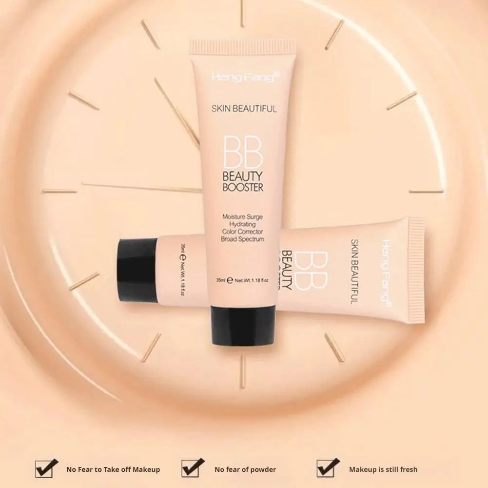 Natural Concealer BB Cream, Moisturizing and Nourishing, Natural Translucent Primer, Long-lasting For All Skin Types