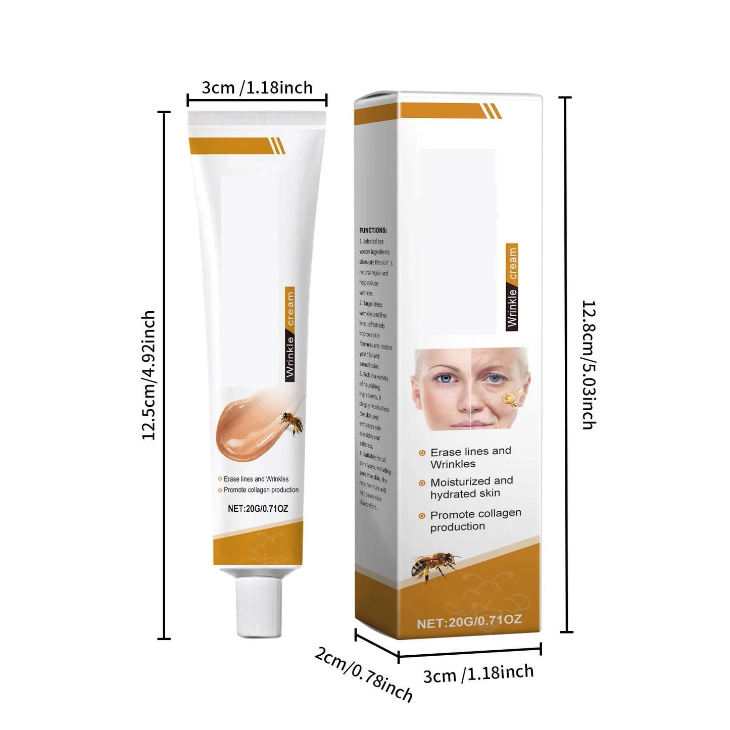 1-5pcs Facial Care Cream Mild, Hydrating, Brightening, Delicate, Rejuvenating, And Soft Skin Care Cream