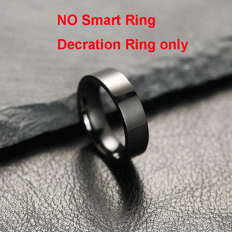 LED Display Screen Smart Ring Waterproof Health Monitoring Heart Rate&Blood Oxygen&Sleep Monitoring Remote Care Men Women Gifts