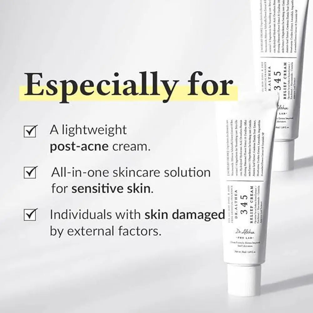 Korean Dr.Althea Skin Care Kit - 345/147 Antioxidant Cream, Gentle Vitamin C Serum, Green Calming, Orange Moisturizing Skin Care