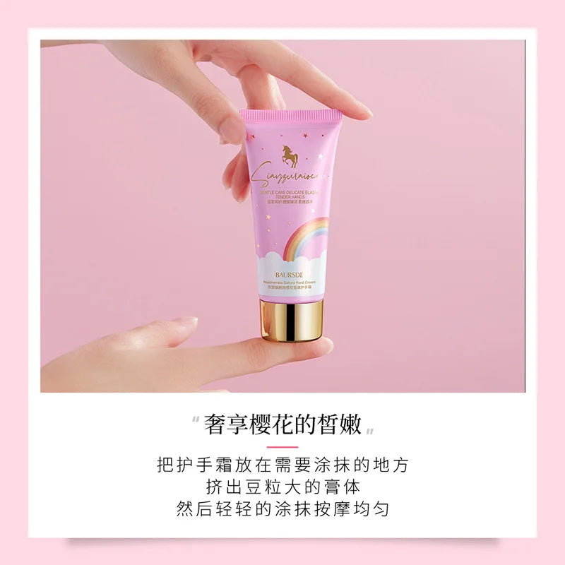 Niacinamide Sakura Refreshing Moisturizing Hand Cream Nourishes Protects The Skin Prevents Dryness And Roughness Tender Hydrate