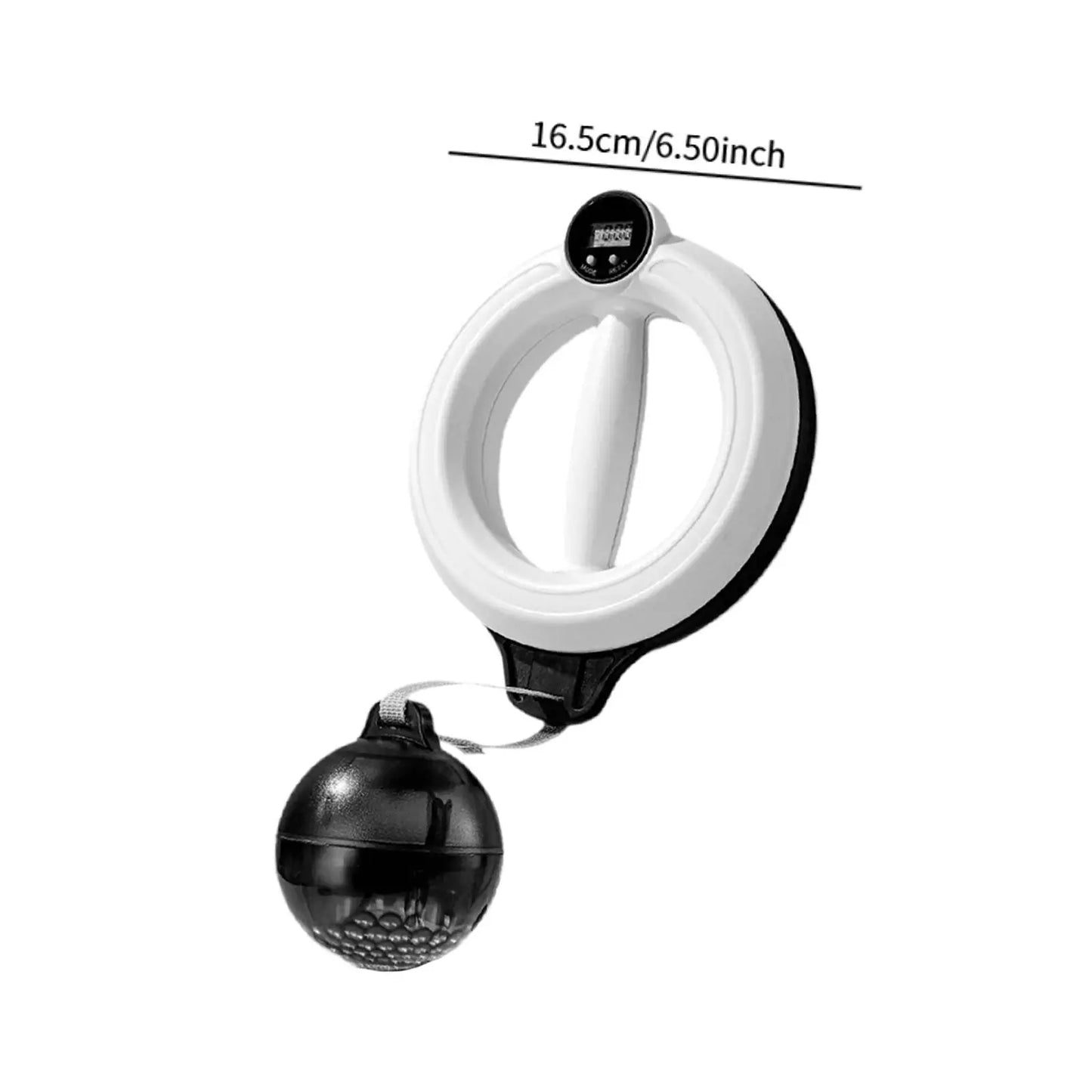 Weighted Arm Hoop for Adults 360 Degree Rotatable Waist Workout Fitness Hoop