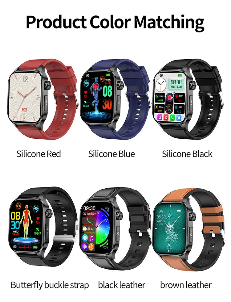 New ET580 smart watch Bluetooth call game health monitoring smart bracelet sports watch