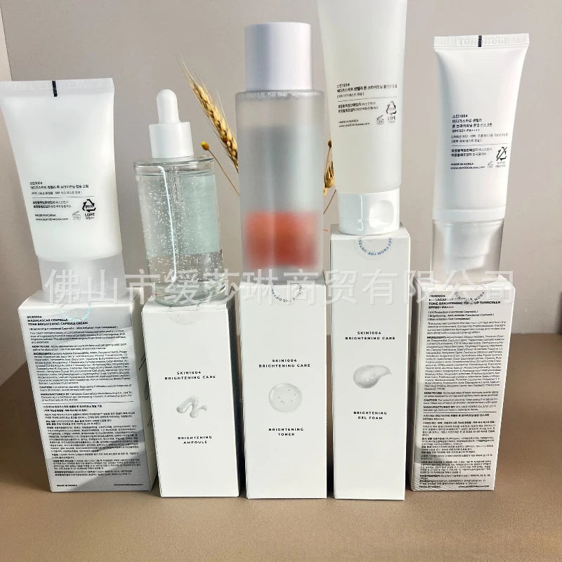 SKIN1004 Skin Care Angel Whitening Essence Facial Cleanser Cream Toner Sunscreen Combination Set