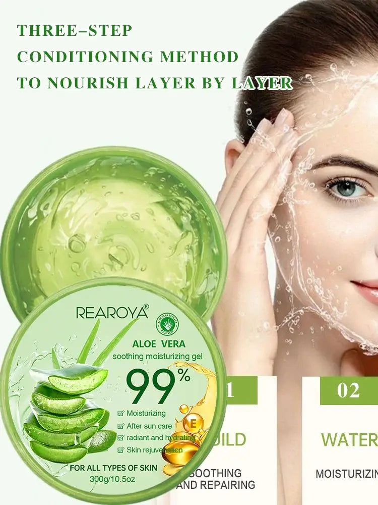 Products Face Moisturizing Aloe Vera Gel Cream Acne Treatment Face Cream Sun After Repair Sleeping Mask Face Care Skin Care T