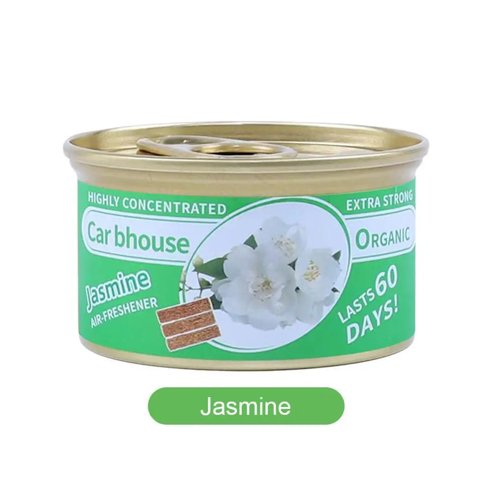 Car Aromatherapy Wooden Block Canned Automobile Air Freshener Long-Lasting Fragrance For Auto Home Closet Car Fragrance Paste