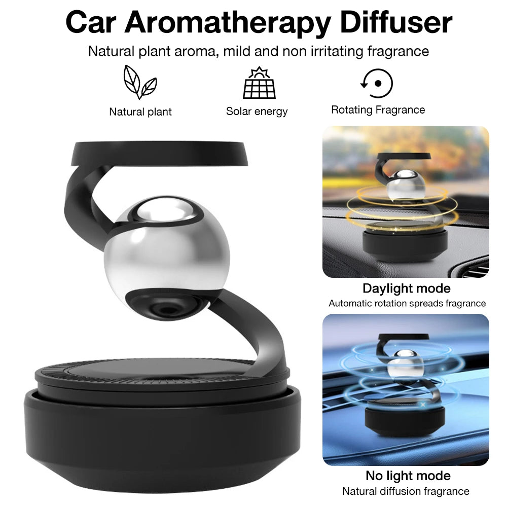 NEW Car Aromatherapy Solar Energy Fragrance Ornaments High-grade Car Perfume Deodorant Diffuser Interiors Accessories