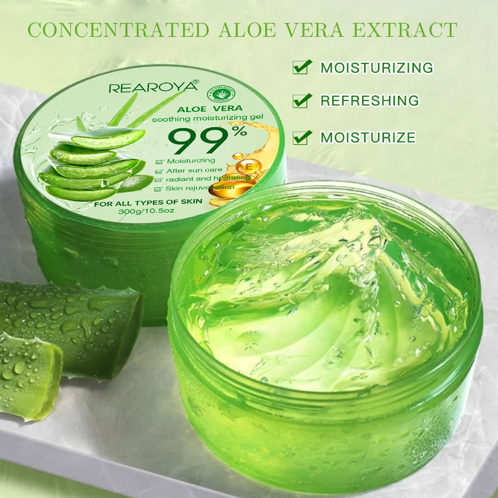 Products Face Moisturizing Aloe Vera Gel Cream Acne Treatment Face Cream Sun After Repair Sleeping Mask Face Care Skin Care T