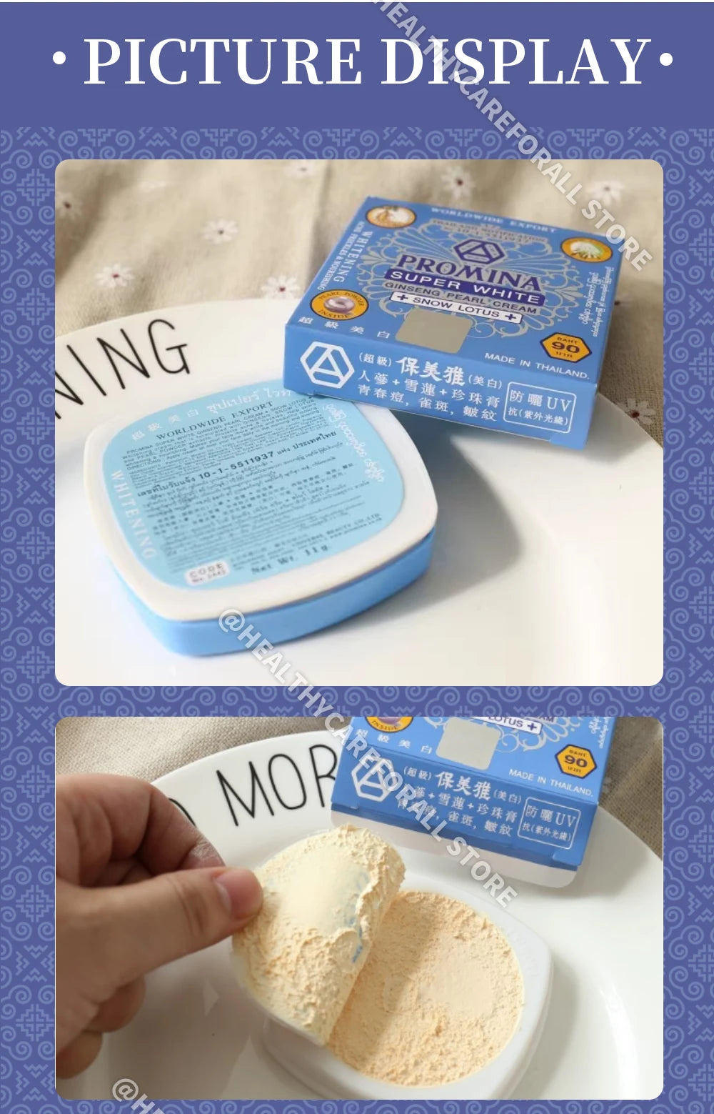 5 Pcs Ginseng Skin Revitalizer Whitening Cream Moisturizer Anti Aging Face Cream