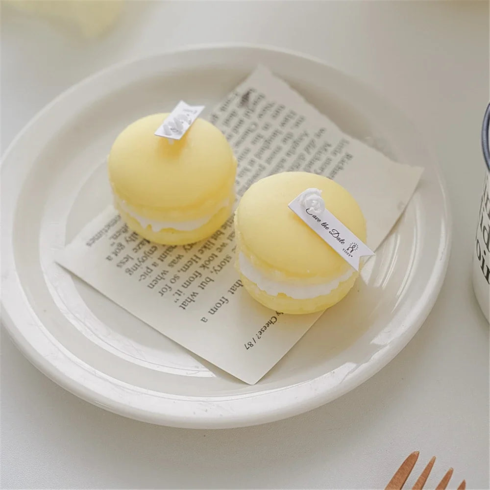 Natural Plant Scented Macaron Scented Candles Yulan Magnolia Fragrant Fruits Aromatherapy Party Cool Red Leaf Home Candle
