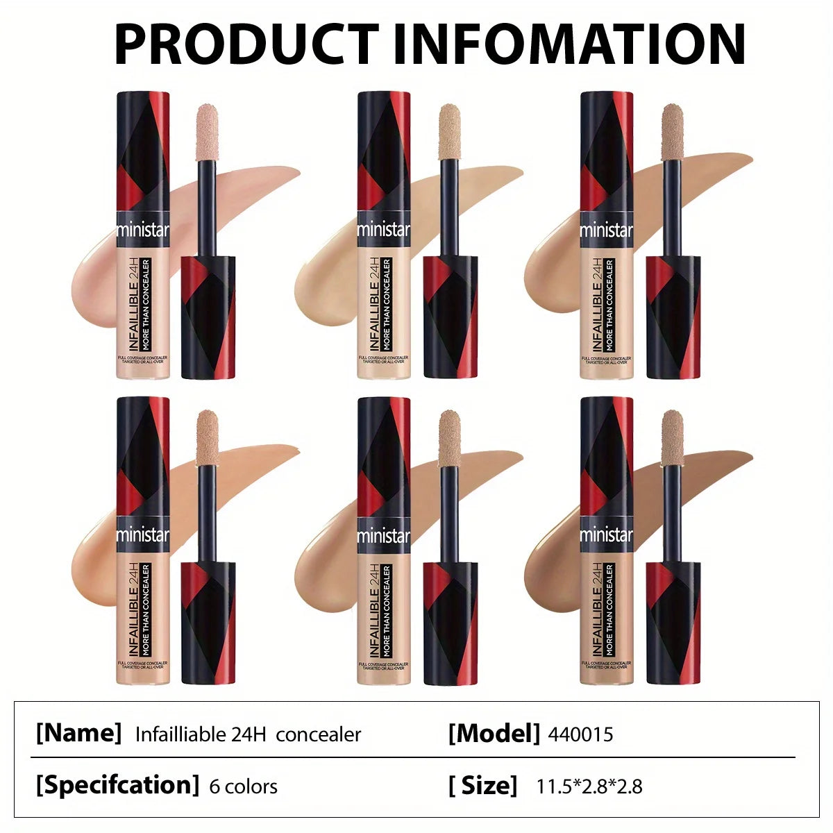 Concealer Natural Concealer Modifies Skin Tone Natural Three-dimensional