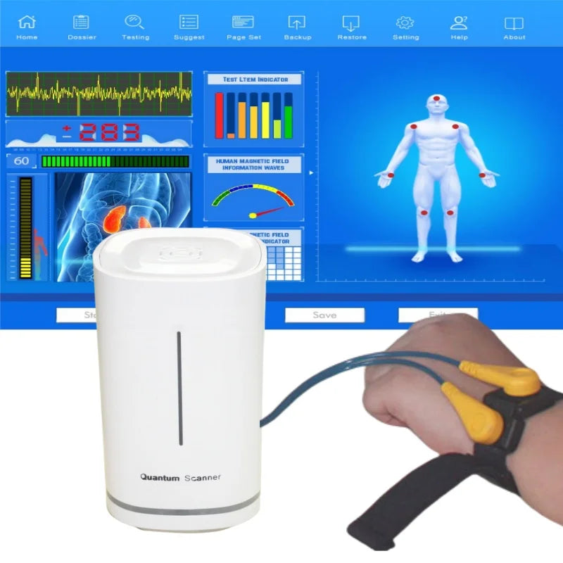 biorressonancia magné Quantum Resonance Magnetic Analyzer Wrist Click Quantum Body Health Analyzer Reports For Sub-health Test