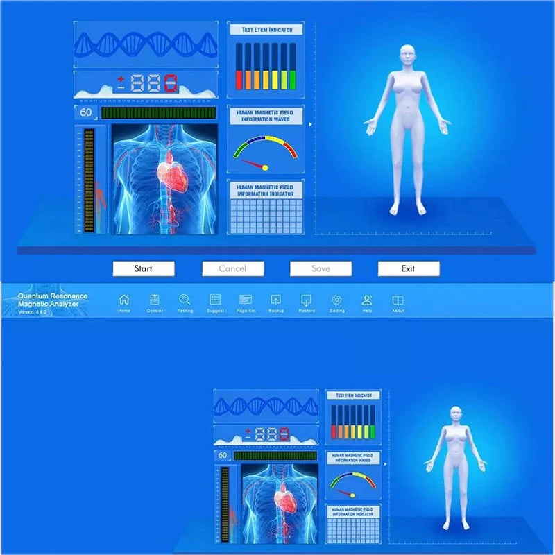 Newest Quantum Resonance Magnetic Health Analyzer 11 Generation Body Analyzer For Hand Touch Multi-language Sub-health Test