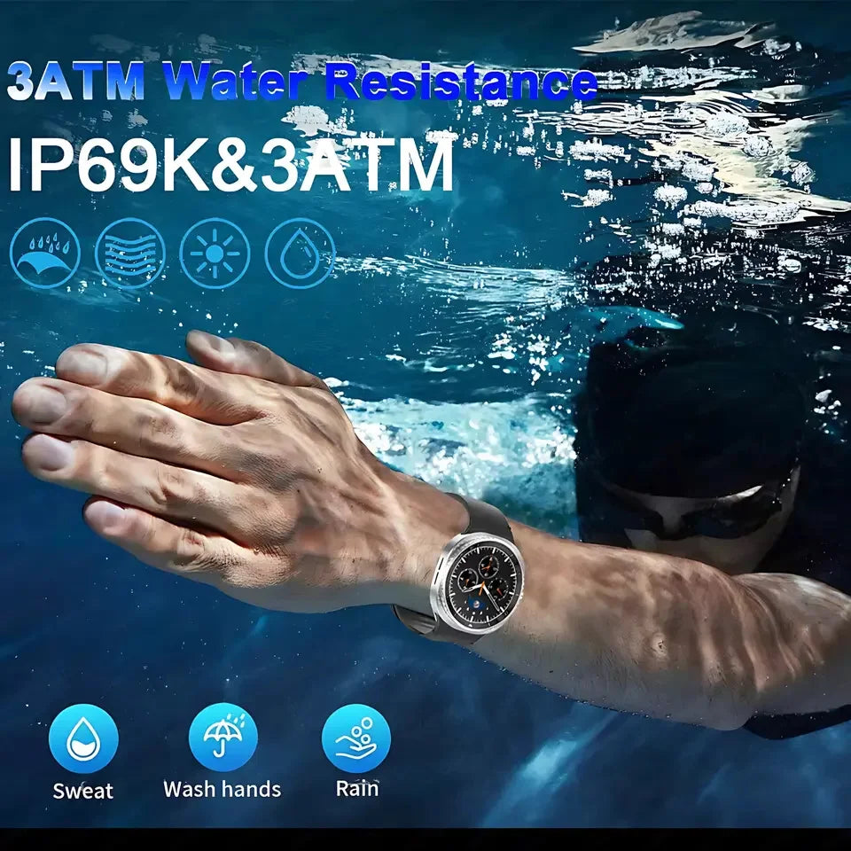 NEW Health monitoring Smart Watch 46mm1.43inch AMOLED Screen IP68 Waterproof Heart Rate Monitor blood pressure Sport SmartWatch